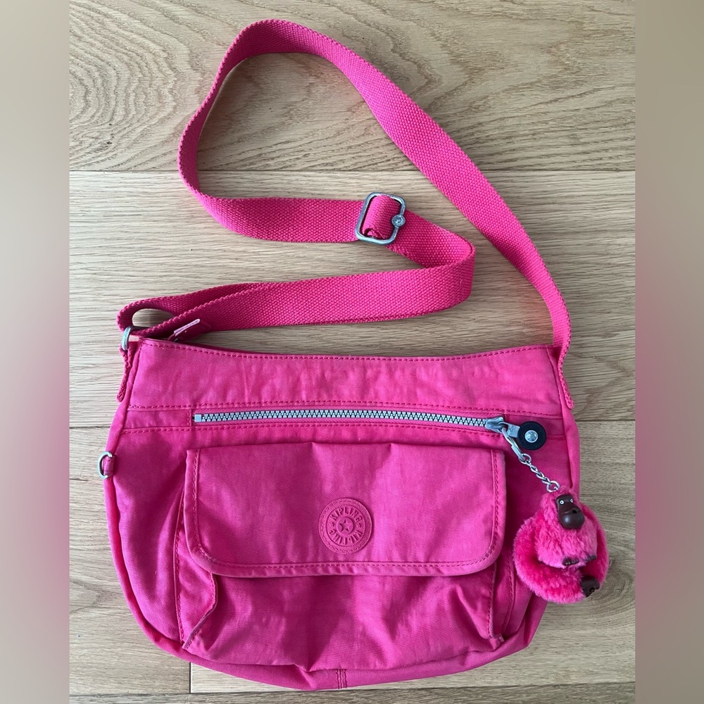 Kipling Crossbody Bag - Bright Pink